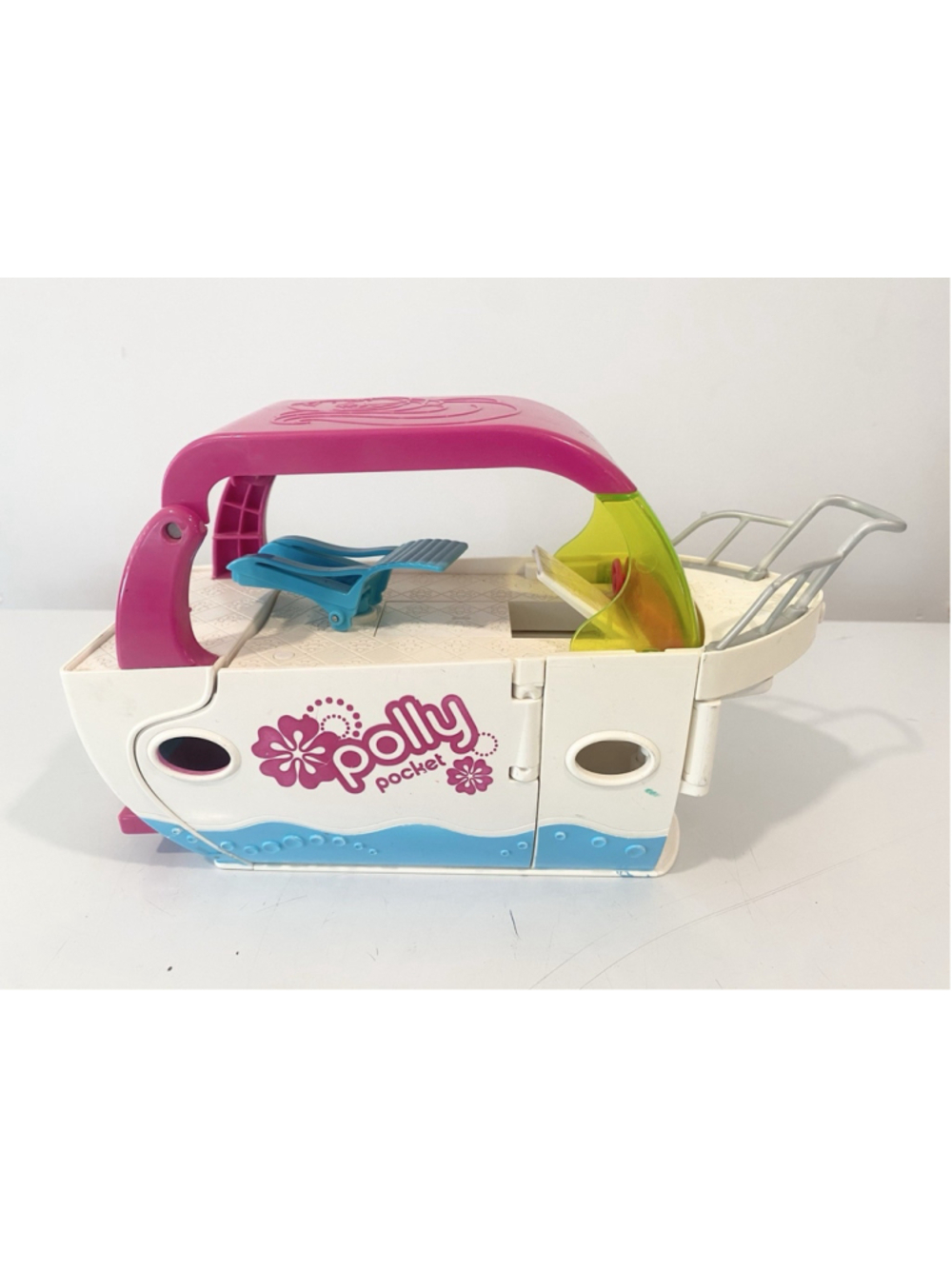 2008 Polly Pocket Ultimate Party Boat Yacht Playset L9818 Incomplete Mattel